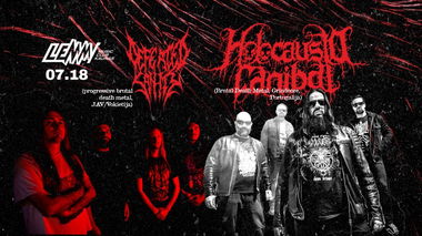DEFEATED SANITY (progressive brutal death metal, JAV/DE) / HOLOCAUSTO CANIBAL (PT)