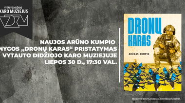 Arūno Kumpio knygos „Dronų karas“ pristatymas