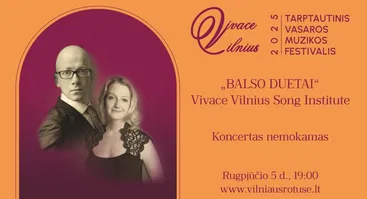 Balso Duetai – Vivace Vilnius Song Institute. Festivalio "Vivace Vilnius" koncertas.