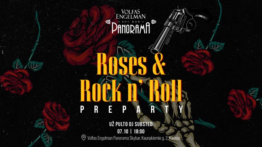 ROSES AND ROCK‘N ROLL with DJ Stubsted ROSES AND ROCK‘N ROLL with DJ Stubsted