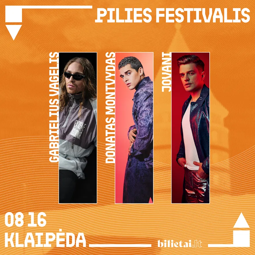Donatas Montvydas, Gabrielius Vagelis, Jovani | Pilies festivalis | Klaipėda Donatas Montvydas, Gabrielius Vagelis, Jovani | Pilies festivalis | Klaipėda