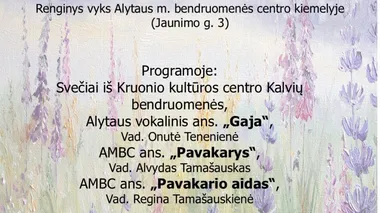Švęskime vasarą