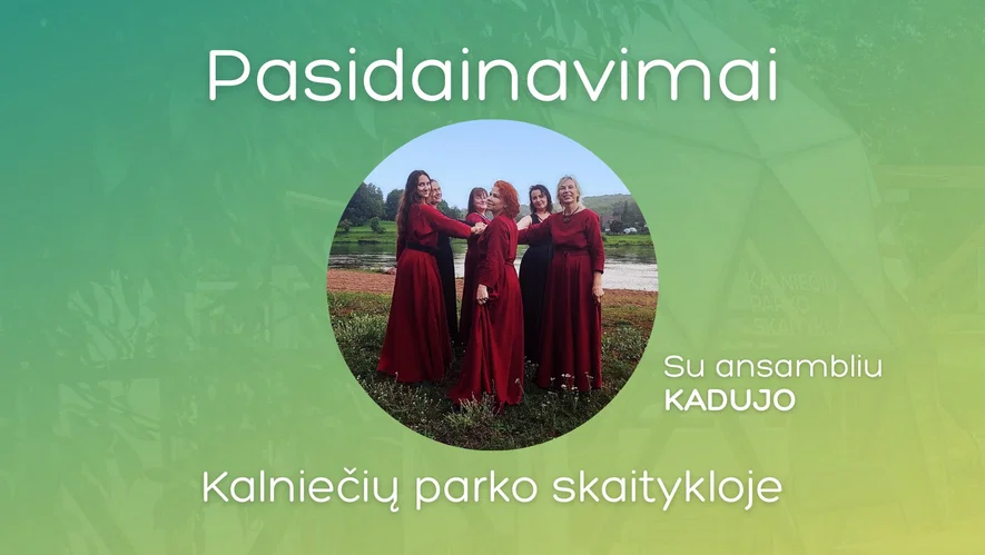 Pasidainavimai Kalniečių parko skaitykloje
