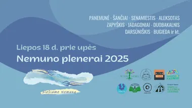 Atviri Nemuno plenerai prie upės | Piešiame Nemuną 2025