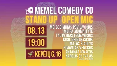 STAND UP Open Mic - Memel Comedy Co - (08.13) Casa De Locos TERASA 