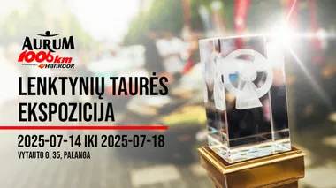 Aurum 1006 km lenktynių taurės ekspozicija