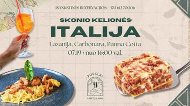 Skonių kelionės: ITALIJA
