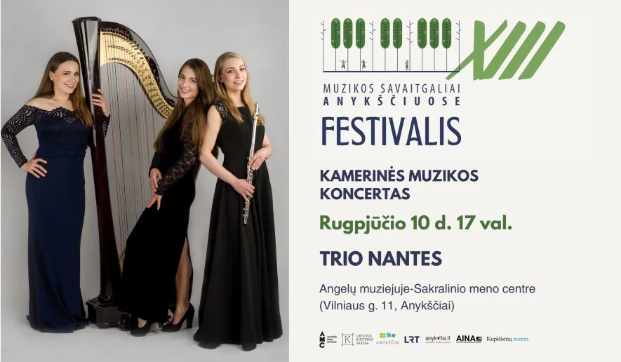 Kamerinės muzikos koncertas: Trio nantes Kamerinės muzikos koncertas: Trio nantes