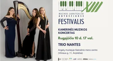 Kamerinės muzikos koncertas: Trio nantes