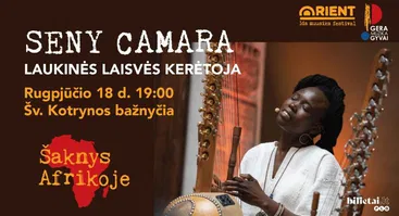 Senny Camara koncertas. Laukinės laisvės kerėtoja