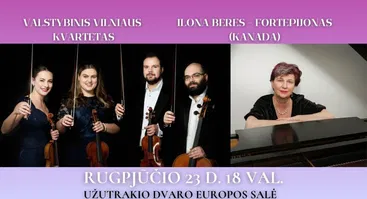 Valstybinis Vilniaus kvartetas | Ilona Beres | M. K. Čiurlionis, A. Dvořákas