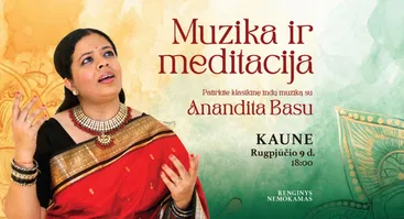 Muzika ir meditacija su Anandita Basu Kaune