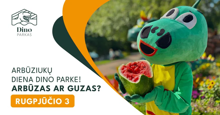 Arbūziukų diena Dino parke! Arbūzas ar guzas? Arbūziukų diena Dino parke! Arbūzas ar guzas?