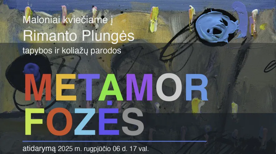 Rimanto Plungės tapybos ir koliažų parodos „METAMORFOZĖS“ atidarymas Rimanto Plungės tapybos ir koliažų parodos „METAMORFOZĖS“ atidarymas