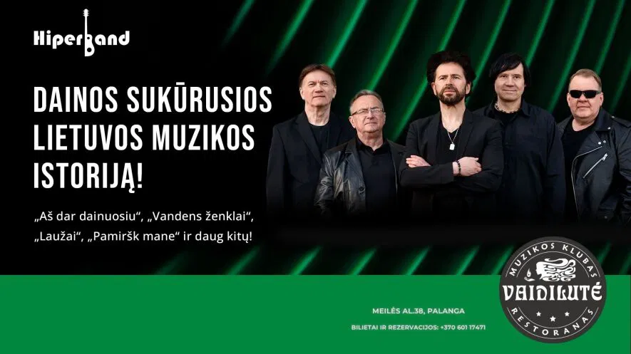 HIPERBAND . Gyvo garso koncertas .VAIDILUTĖ HIPERBAND . Gyvo garso koncertas .VAIDILUTĖ