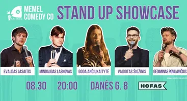 PASKUTINIS ŠIĄ VASARĄ!!! Memel Comedy Co - STAND UP Showcase