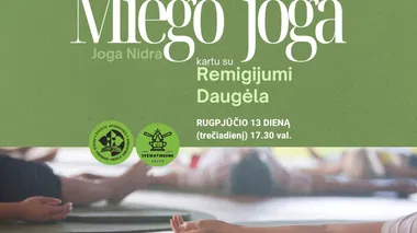 Miego joga (Joga Nidra)  – sąmoningo poilsio praktika bibliotekoje