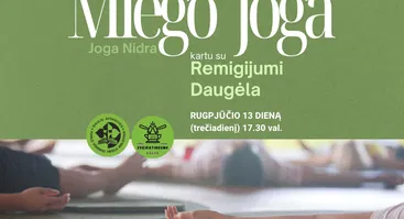 Miego joga (Joga Nidra)  – sąmoningo poilsio praktika bibliotekoje