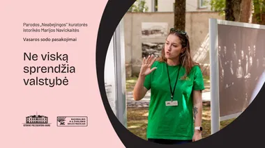 Vasaros sodo pasakojimai „Ne viską sprendžia valstybė“