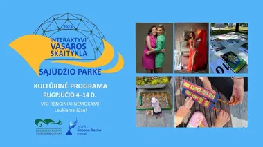 Interaktyvi vasaros skaitykla Sąjūdžio parke – rugpjūčio 6-oji