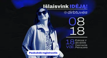 Eskizų ir akvarelės dirbtuvės su Deimante Petrauske | IŠLAISVINK IDĖJĄ