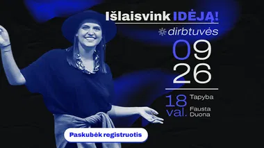 Tapybos dirbtuvės su Fausta Duona | IŠLAISVINK IDĖJĄ