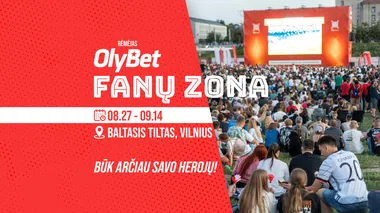 Fanų Zona 2025 | Vilnius | Rėmėjas OlyBet 
