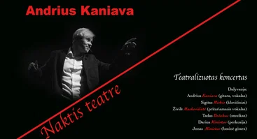 Andrius Kaniava. Teatralizuotas koncertas NAKTIS TEATRE | Šv. Kotrynos bažnyčia