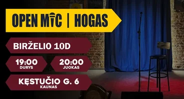 Open mic Komedijos vakaras