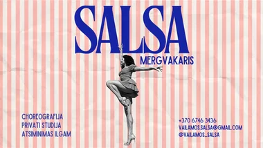 MERGVAKARIS SU SALSA šokių choreografija