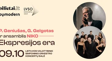 „EKSPRESIJOS ERA“ Finalinis koncertas | G. Gelgotas, P. Geniušas ir ansamblis NIKO