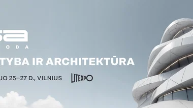 "SA paroda. Statyba ir architektūra" Vilniuje 2026