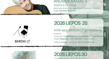 ARTISTAI GYVAI | 18-asis BARDAI LT gimtadienis