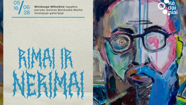Mindaugo Mikulėno kūrybos darbų paroda „Rimai ir nerimai“