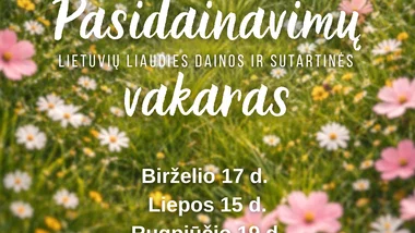 Pasidainavimų vakarai. Lietuvių liaudies dainos ir sutartinės 