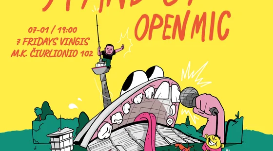 STAND UP OPEN MIC, event in Vilnius