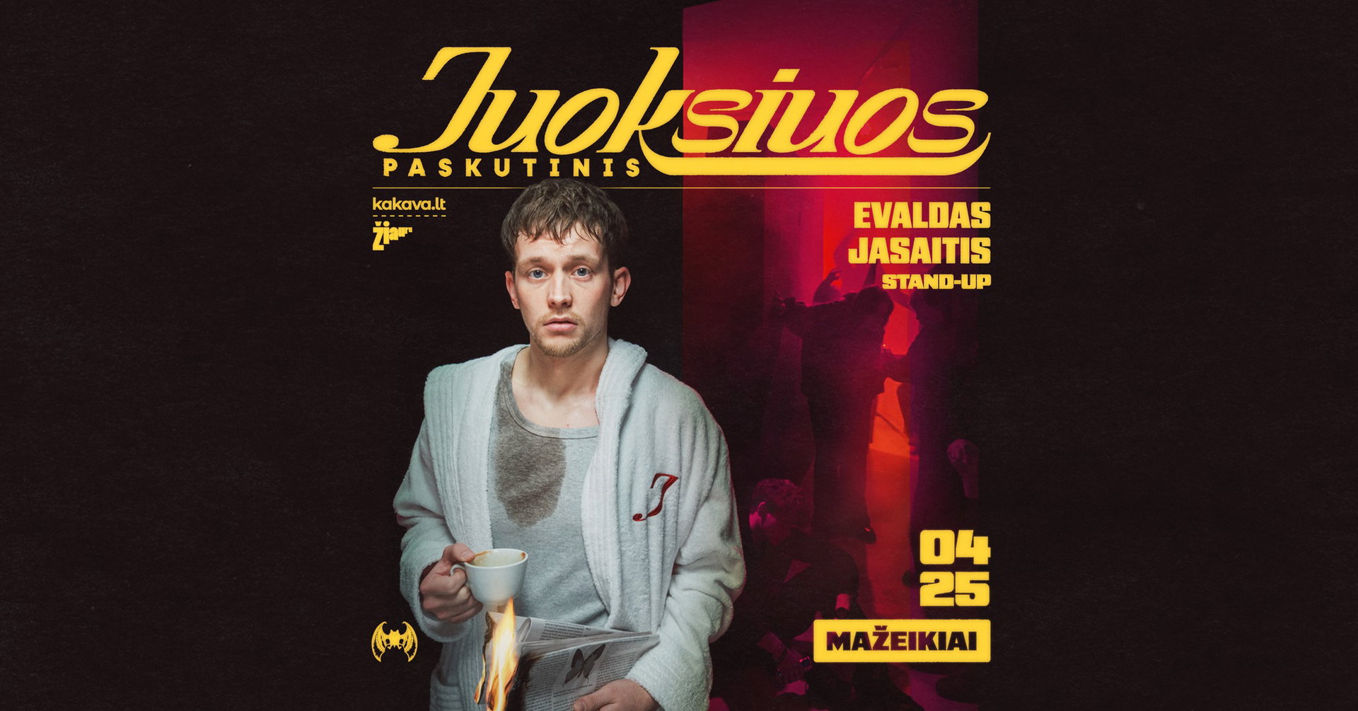 EVALDAS JASAITIS | Stand-up | „Juoksiuos Paskutinis“
