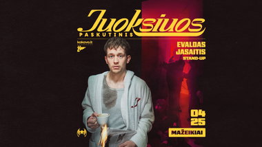 EVALDAS JASAITIS | Stand-up | „Juoksiuos Paskutinis“