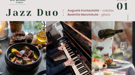 Džiazo ritmais • JAZZ DUO • A.Kontautaitė - vokalas, B.Marcinkutė - gitara