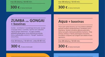 Užsiėmimų programos