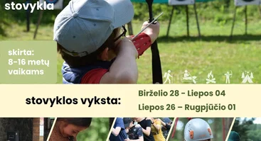 vasaros stovykla 2026 "ELNIO RAGAS"