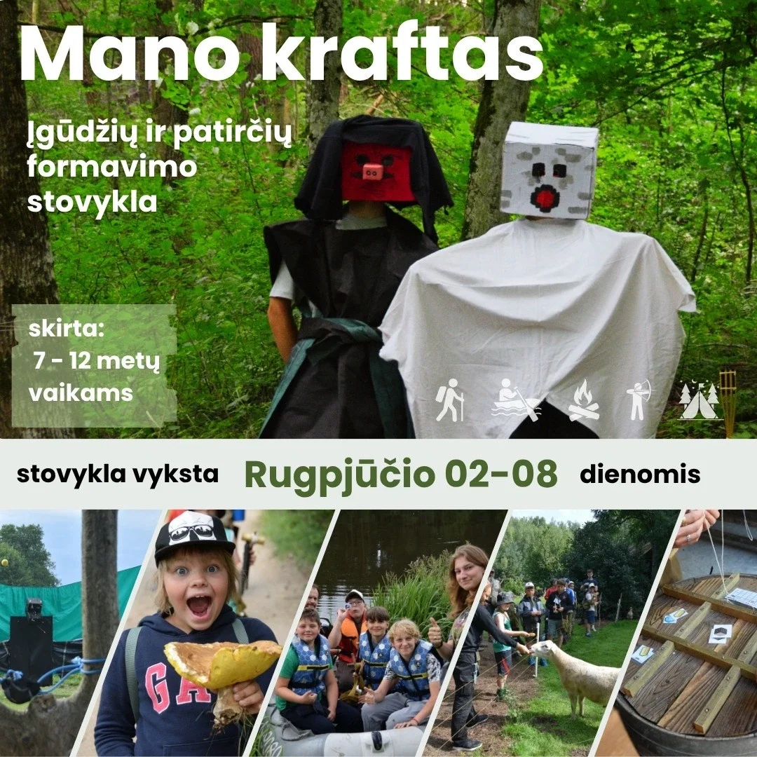 Vasaros stovykla 2026 "Mano kraftas"