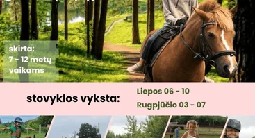Vasaros stovykla su žirgais 2026 "Raita vasara"