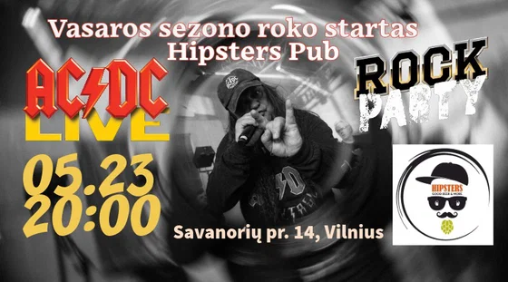 Vasaros sezono roko startas Hipsters Pub.