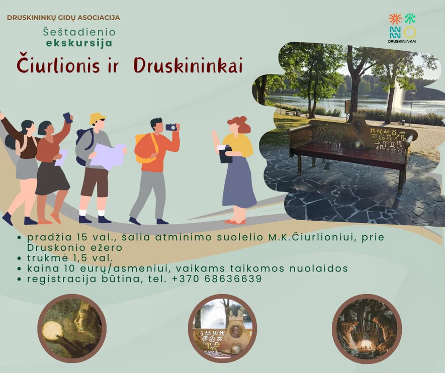 M. K. Čiurlionio pėdomis Druskininkuose