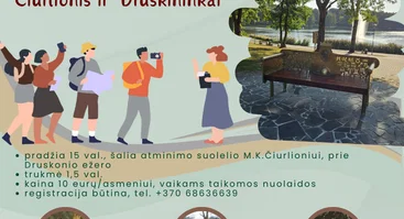 M. K. Čiurlionio pėdomis Druskininkuose