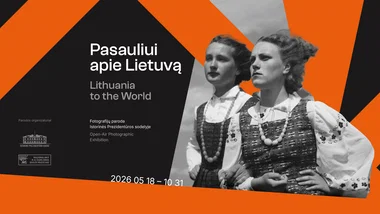 Archyvinių fotografijų paroda „Pasauliui apie Lietuvą“ Istorinės Prezidentūros sodelyje