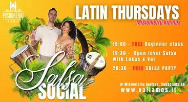 LATIN THURSDAYS - Salsa Summer at Misioneriai