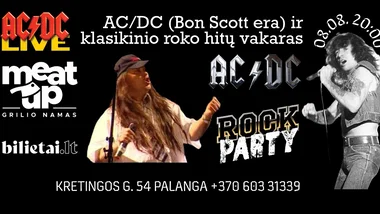 AC/DC (Bon Scott era) + klasikinio roko hitai | Palanga