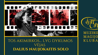 Tos akimirkos... Lyg dykumos vėjas | Daliaus Naujo solo koncertas